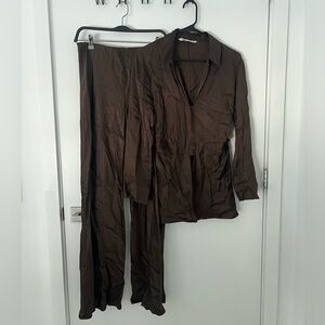 Zara Silk Set. Excellent condition.